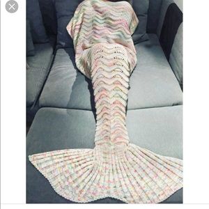 Mermaid tail blanket